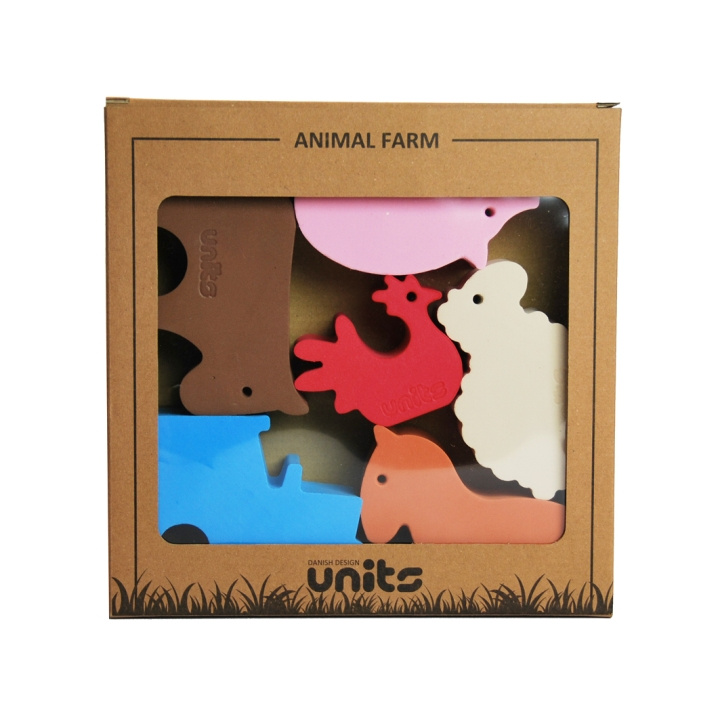 Units 6 Small Farm Animals in Box (190) i gruppen LEGETØJ, BØRN & BABY / Babyleg (0-3 år) / Aktivitetslegetøj hos TP E-commerce Nordic AB (D02053)