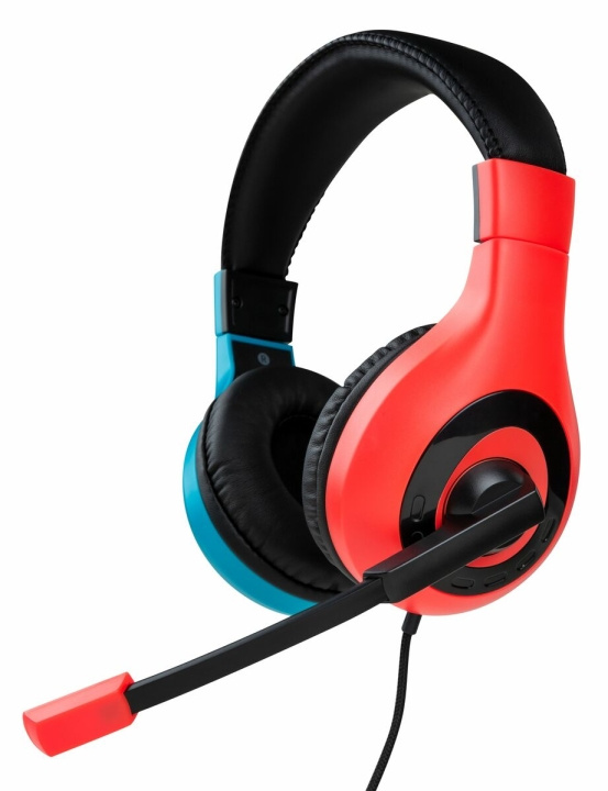 NACON Stereo gaming-headset - rød/blå i gruppen HJEMMEELEKTRONIK / Lyd & billede / Hovedtelefoner & Tilbehør / Hovedtelefoner hos TP E-commerce Nordic AB (D02068)