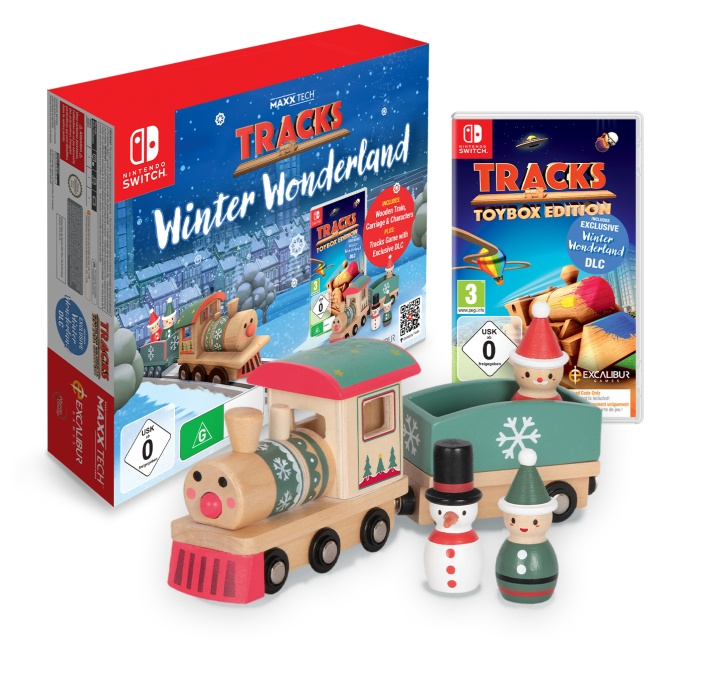 Maxx Tech Tracks Winter Wonderland-sæt til Switch i gruppen HJEMMEELEKTRONIK / Spilkonsoller og tilbehør / Nintendo Switch / Tilbehør hos TP E-commerce Nordic AB (D02104)