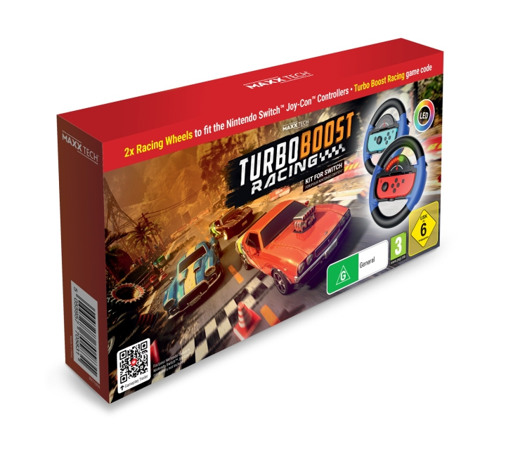 Maxx Tech Turbo Boost Racing Kit i gruppen HJEMMEELEKTRONIK / Spilkonsoller og tilbehør / Nintendo Switch / Tilbehør hos TP E-commerce Nordic AB (D02105)