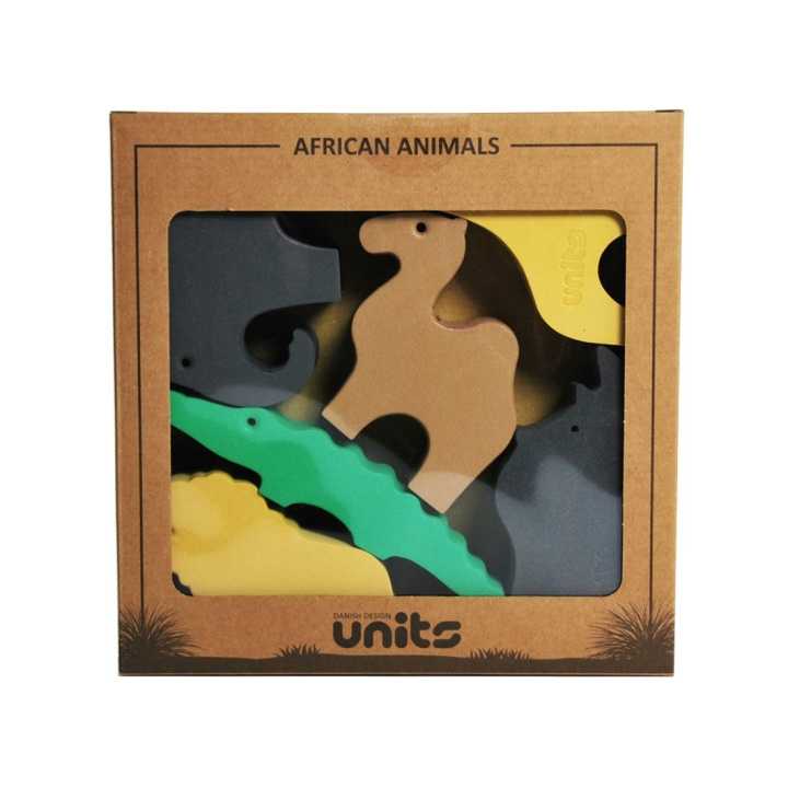 Units 6 Small African Animals In A Box (325) i gruppen LEGETØJ, BØRN & BABY / Babyleg (0-3 år) / Aktivitetslegetøj hos TP E-commerce Nordic AB (D02111)