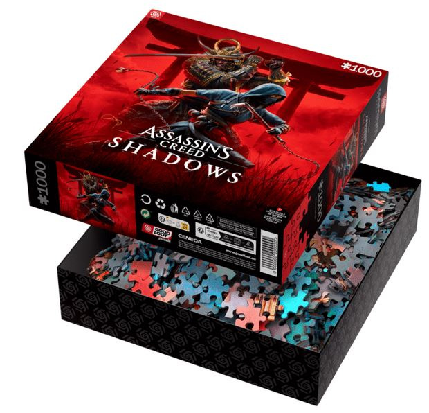 Good Loot Puslespil til spil: Assassin\'s Creed Shadows Naoe & Yasuke (1000 brikker) i gruppen SPORT, FRITID & HOBBY / Hobby / Puslespil hos TP E-commerce Nordic AB (D02186)