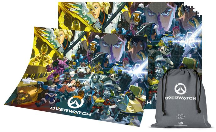 Good Loot - Overwatch: Heroes Collage, puzzle 1500 brikker i gruppen SPORT, FRITID & HOBBY / Hobby / Puslespil hos TP E-commerce Nordic AB (D02257)