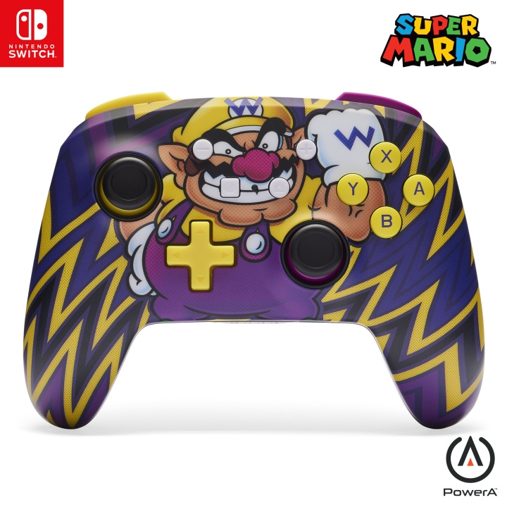 PowerA Forbedret trådløs controller - Wario (Nintendo Switch) i gruppen HJEMMEELEKTRONIK / Spilkonsoller og tilbehør / Nintendo Switch hos TP E-commerce Nordic AB (D02263)