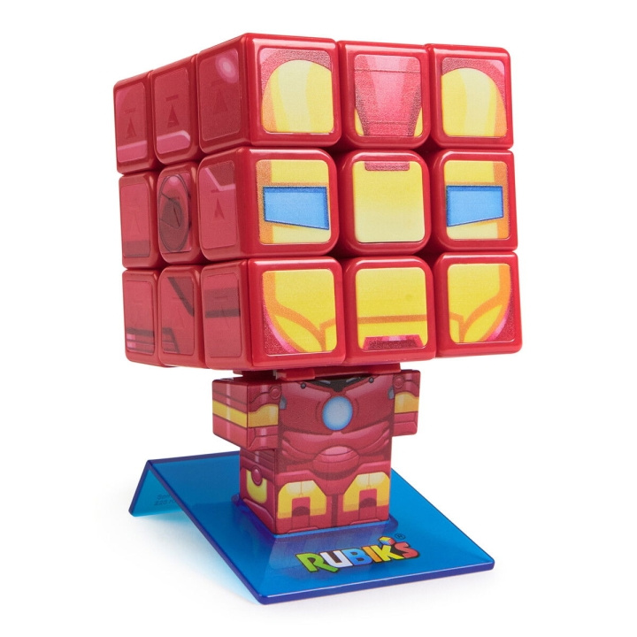 Rubiks Cubers 3x3 - Iron Man (6071041) i gruppen LEGETØJ, BØRN & BABY / Spil / Brætspil hos TP E-commerce Nordic AB (D02273)