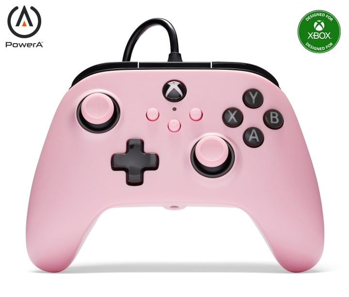 PowerA Kablet controller - pink (Xbox X/S) i gruppen HJEMMEELEKTRONIK / Spilkonsoller og tilbehør / Xbox Series X hos TP E-commerce Nordic AB (D02293)