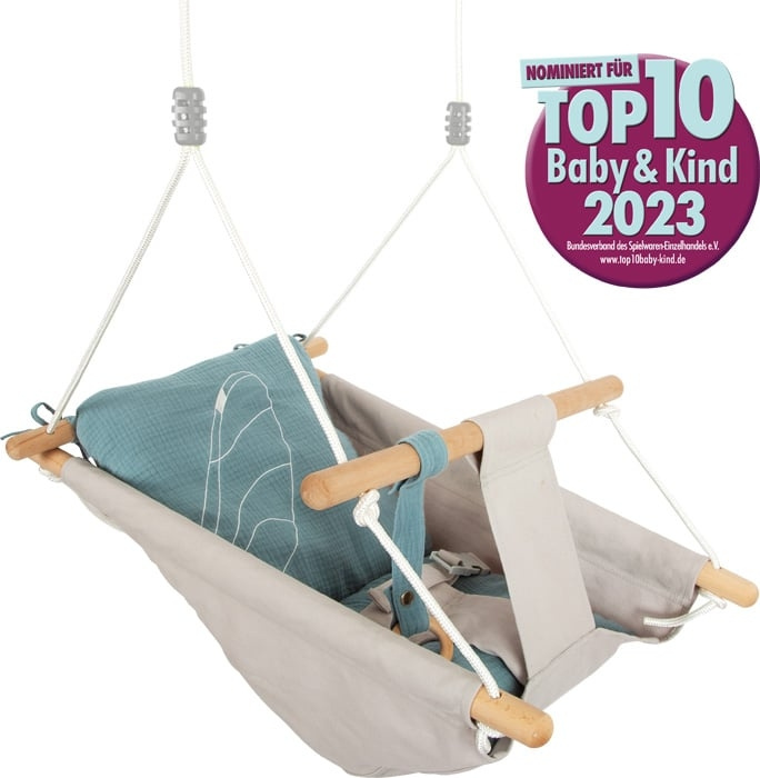 Small Foot Babygynge med pude - Seaside (I-SF12327) i gruppen LEGETØJ, BØRN & BABY / Børneværelse / Øvrig indretning hos TP E-commerce Nordic AB (D02315)