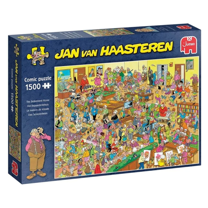 Jan van Haasteren Seniorhjem (1500 brikker) (JUM0068) i gruppen SPORT, FRITID & HOBBY / Hobby / Puslespil hos TP E-commerce Nordic AB (D02340)