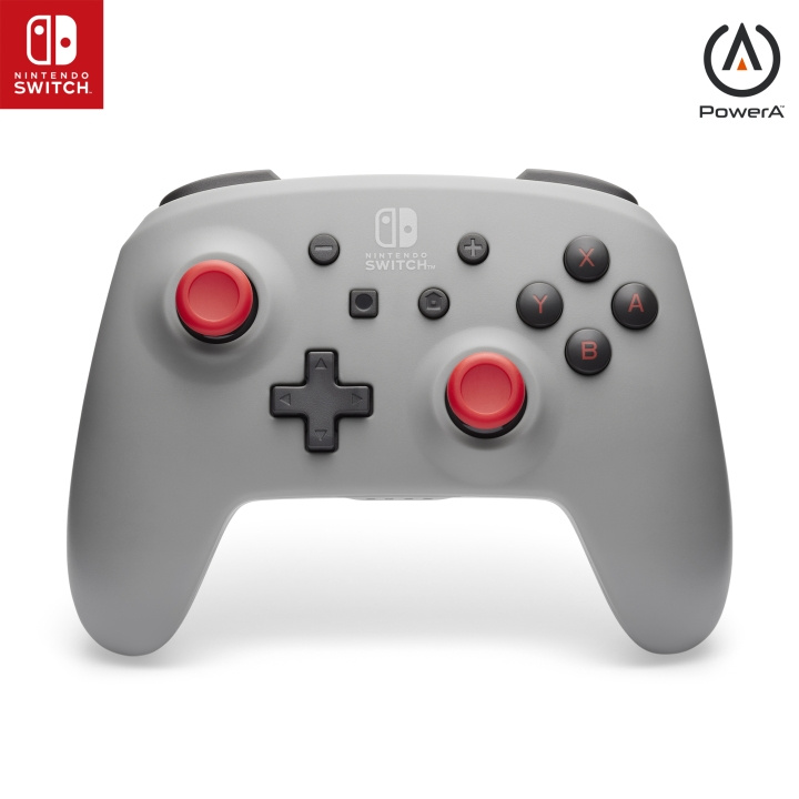 PowerA Trådløs controller - Retro Grey (Nintendo Switch) i gruppen HJEMMEELEKTRONIK / Spilkonsoller og tilbehør / Nintendo Switch hos TP E-commerce Nordic AB (D02349)