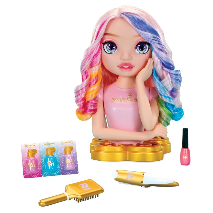 Rainbow high Styling Head Playset - (120889) i gruppen LEGETØJ, BØRN & BABY / Legetøj / Docks og tilbehør hos TP E-commerce Nordic AB (D02352)