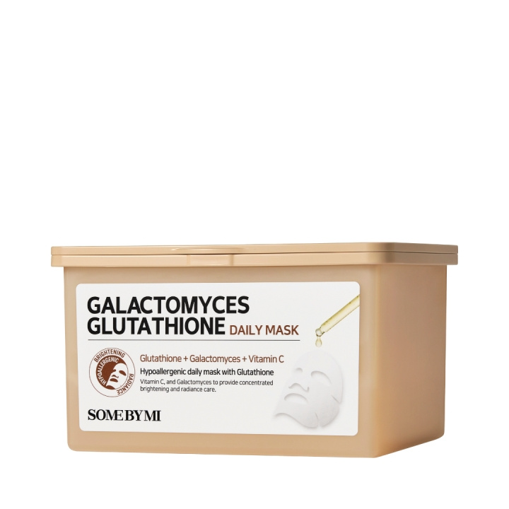 Some By Mi Galactomyces Glutathione Daily Mask - 30 ark i gruppen SKØNHED & HELSE / Hudpleje / Ansigt / Masker hos TP E-commerce Nordic AB (D02375)