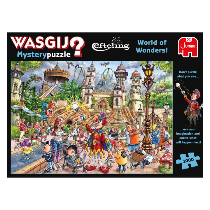 Wasgij Mystery Efteling - En verden af vidundere! 1000 brikker (JUM5021) i gruppen SPORT, FRITID & HOBBY / Hobby / Puslespil hos TP E-commerce Nordic AB (D02417)