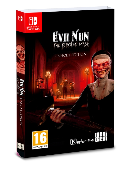 Evil Nun: The Broken Mask (Unholy Edition) (Switch) i gruppen HJEMMEELEKTRONIK / Spilkonsoller og tilbehør / Nintendo Switch / Spil hos TP E-commerce Nordic AB (D02427)