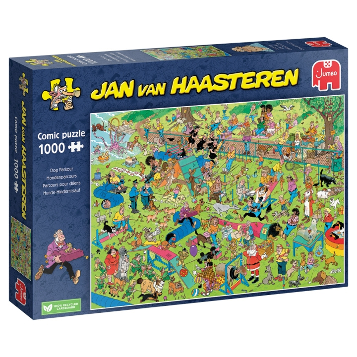 Jan van Haasteren Hund Parcour (1000 brikker) i gruppen SPORT, FRITID & HOBBY / Hobby / Puslespil hos TP E-commerce Nordic AB (D02431)