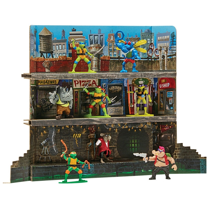 Teenage Mutant Ninja Turtles Turtles - Mutant Mayhem Mini Figure Battle Pack (46-83562) i gruppen LEGETØJ, BØRN & BABY / Legetøj / Figurer, miniaturer og tilbehør hos TP E-commerce Nordic AB (D02459)