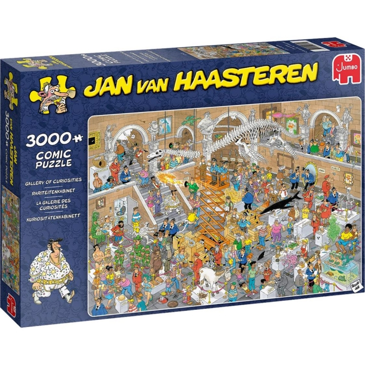 Jan van Haasteren Galleri af kuriositeter (3000 brikker) (JUM0031) i gruppen SPORT, FRITID & HOBBY / Hobby / Puslespil hos TP E-commerce Nordic AB (D02495)