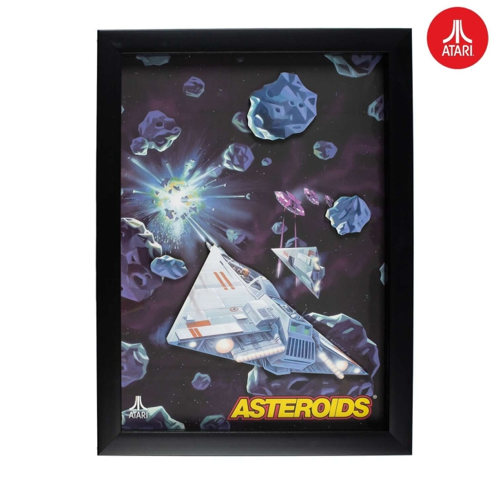 ThumbsUp Officiel Atari 3D-vægkunst - Asteroids Collection i gruppen SPORT, FRITID & HOBBY / Sjove gadgets / Sjove gadgets hos TP E-commerce Nordic AB (D02516)