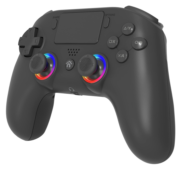 SuBsonic Trådløs led-controller PS4 sort - PS4/PC i gruppen HJEMMEELEKTRONIK / Spilkonsoller og tilbehør / Sony PlayStation 4 hos TP E-commerce Nordic AB (D02545)