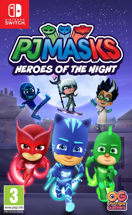 PJ Masks: Heroes of the Night (Switch) i gruppen HJEMMEELEKTRONIK / Spilkonsoller og tilbehør / Nintendo Switch / Spil hos TP E-commerce Nordic AB (D02603)