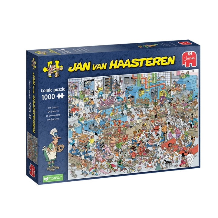 Jan van Haasteren Bageriet (1000 brikker) (JUM01843) i gruppen SPORT, FRITID & HOBBY / Hobby / Puslespil hos TP E-commerce Nordic AB (D02611)