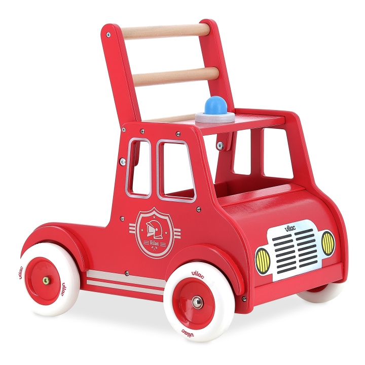 Vilac Ride-On Firetruck - (1135) i gruppen LEGETØJ, BØRN & BABY / Babyleg (0-3 år) / Gåvogne hos TP E-commerce Nordic AB (D02612)