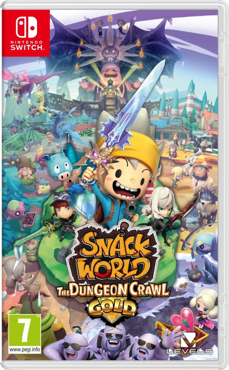 Snack World: The Dungeon Crawl - Gold (Switch) i gruppen HJEMMEELEKTRONIK / Spilkonsoller og tilbehør / Nintendo Switch / Spil hos TP E-commerce Nordic AB (D02636)