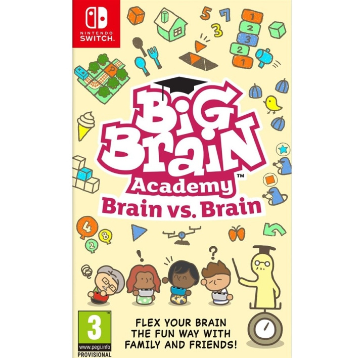 Big Brain Academy: Brain Vs. Brain (Switch) i gruppen HJEMMEELEKTRONIK / Spilkonsoller og tilbehør / Nintendo Switch / Spil hos TP E-commerce Nordic AB (D02664)