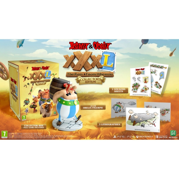 Asterix & Obelix XXXL - The Ram From Hibernia (Collectors Edition) (Switch) i gruppen HJEMMEELEKTRONIK / Spilkonsoller og tilbehør / Nintendo Switch / Spil hos TP E-commerce Nordic AB (D02703)