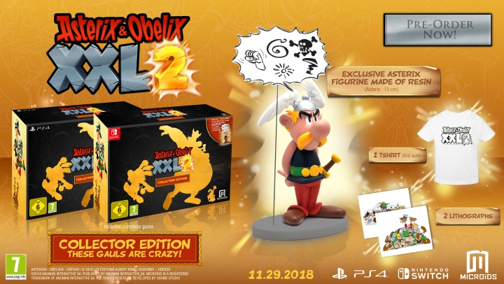 Asterix & Obelix XXL 2 (Collector\'s Edition) (Switch) i gruppen HJEMMEELEKTRONIK / Spilkonsoller og tilbehør / Nintendo Switch / Spil hos TP E-commerce Nordic AB (D03002)