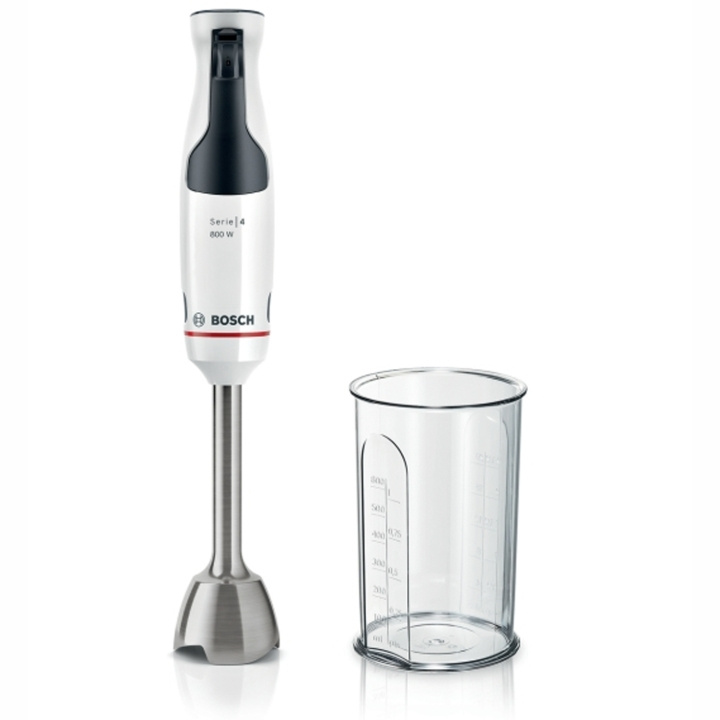 Bosch Stavmixer MSM4W410 inkl Bägare Anti Splash tec i gruppen HJEM, HUS & HAVE / Husholdningsapparater / Foodprocessor og køkkenassistenter / Stavblender hos TP E-commerce Nordic AB (D03051)