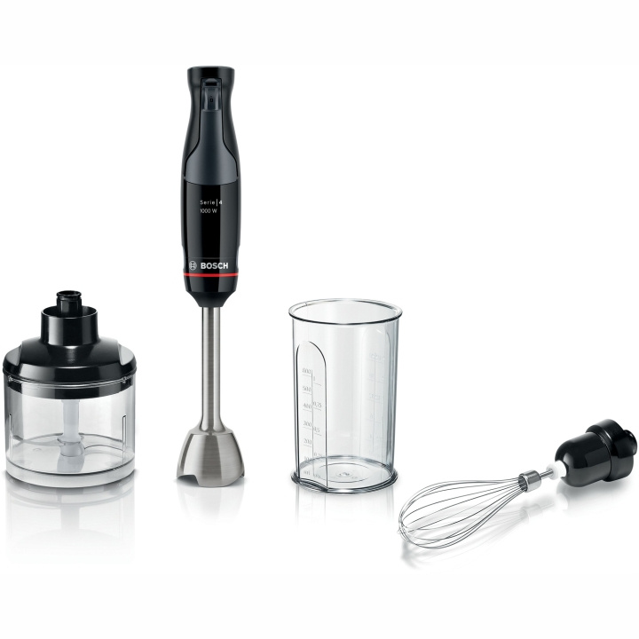 Bosch Stavmixer paket MSM4B621 inkl hacker och ballongvisp 1000W i gruppen HJEM, HUS & HAVE / Husholdningsapparater / Foodprocessor og køkkenassistenter / Stavblender hos TP E-commerce Nordic AB (D03052)