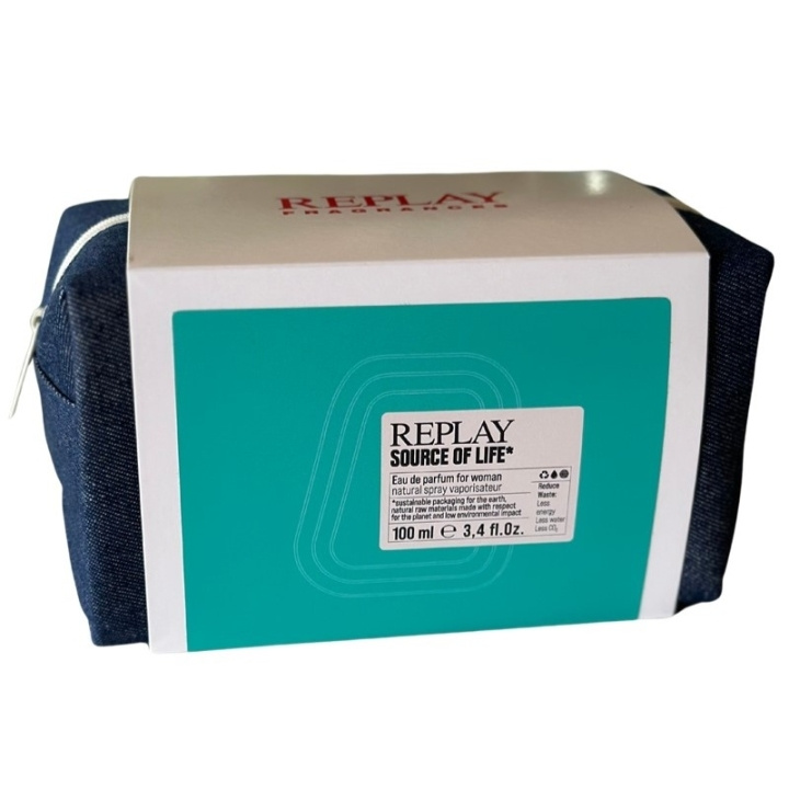 Replay Giftset Replay Source Of Life Woman Edp 100ml + Pochette i gruppen SKØNHED & HELSE / Gaveæske / Gaveæske til hende hos TP E-commerce Nordic AB (D03072)