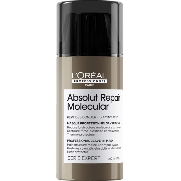 L\'ORÉAL PARIS LOreal Professionnel Serie Expert Absolut Repair Molecular Leave-in Mask 100ml i gruppen SKØNHED & HELSE / Hår og styling / Hårpleje / Hårmaske hos TP E-commerce Nordic AB (D03093)