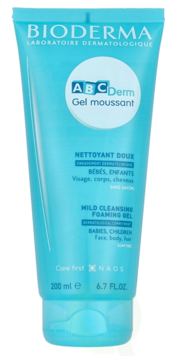 Bioderma ABCDerm Moussant Tube 200 ml i gruppen SKØNHED & HELSE / Hudpleje / Kropspleje / Bad & brusecreme hos TP E-commerce Nordic AB (D03157)