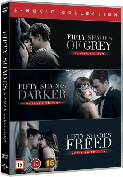 Fifty Shades Trilogy Box Set - DVD i gruppen HJEMMEELEKTRONIK / Lyd & billede / Tv og tilbehør / Film / DVD hos TP E-commerce Nordic AB (D03197)