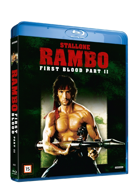 Rambo 2: First Blood Part 2 - Blu ray i gruppen HJEMMEELEKTRONIK / Lyd & billede / Tv og tilbehør / Film / Blu-ray hos TP E-commerce Nordic AB (D03229)