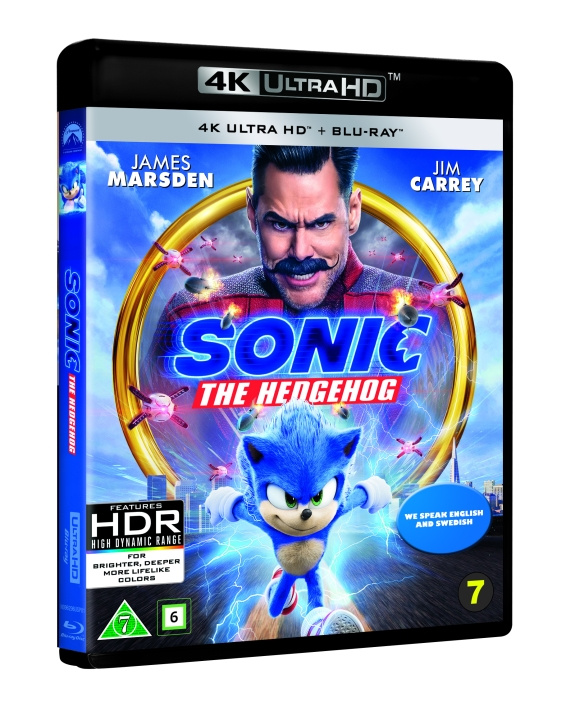 Sonic the Hedgehog i gruppen HJEMMEELEKTRONIK / Lyd & billede / Tv og tilbehør / Film / Blu-ray hos TP E-commerce Nordic AB (D03255)