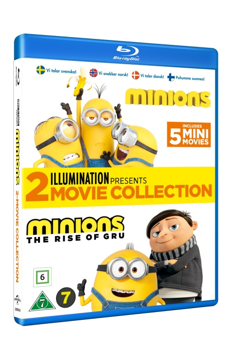 MINIONS 1&2 i gruppen HJEMMEELEKTRONIK / Lyd & billede / Tv og tilbehør / Film / Blu-ray hos TP E-commerce Nordic AB (D03314)