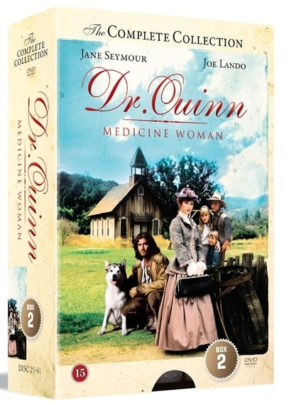 DR.QUINN MEDICINE WOMAN COLLECTION BOX 2 DVD - SEASON 4-5-6 AND MOVIES i gruppen HJEMMEELEKTRONIK / Lyd & billede / Tv og tilbehør / Film / DVD hos TP E-commerce Nordic AB (D03337)