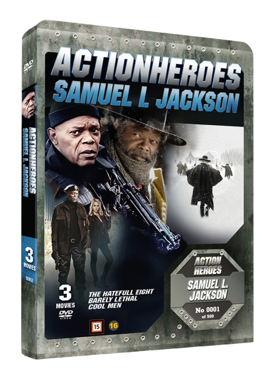 SAMUEL L. JACKSON - ACTION HEROES i gruppen HJEMMEELEKTRONIK / Lyd & billede / Tv og tilbehør / Film / DVD hos TP E-commerce Nordic AB (D03376)