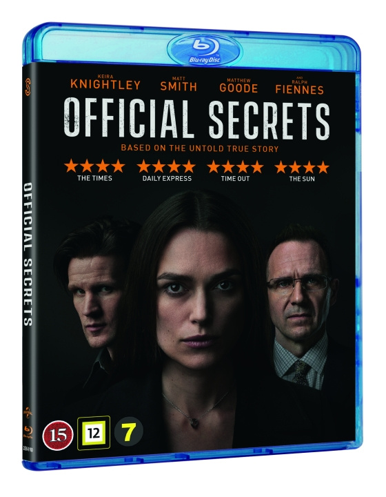 Official Secrets - Blu Ray i gruppen HJEMMEELEKTRONIK / Lyd & billede / Tv og tilbehør / Film / Blu-ray hos TP E-commerce Nordic AB (D03439)