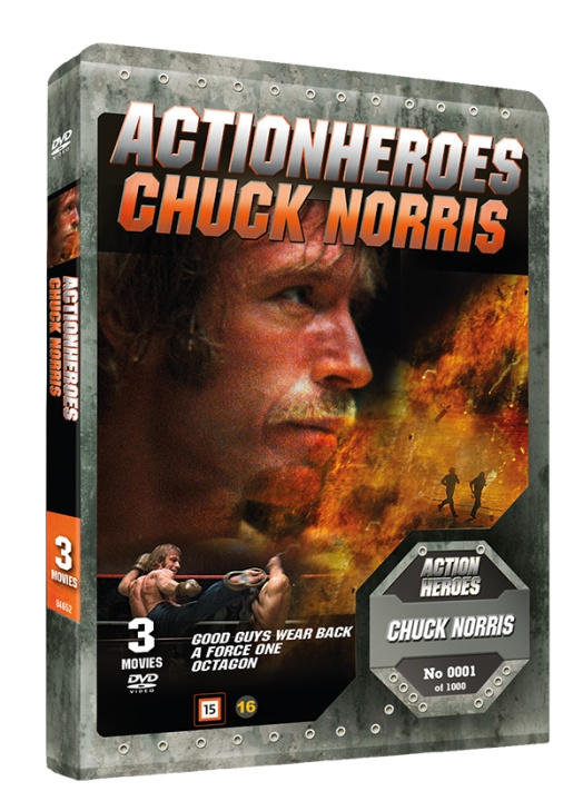 CHUCK NORRIS - ACTION HEROES i gruppen HJEMMEELEKTRONIK / Lyd & billede / Tv og tilbehør / Film / DVD hos TP E-commerce Nordic AB (D03500)