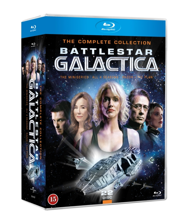 Battlestar Galactica Complete Collection BD i gruppen HJEMMEELEKTRONIK / Lyd & billede / Tv og tilbehør / Film / Blu-ray hos TP E-commerce Nordic AB (D03512)