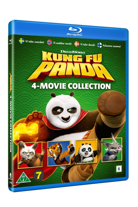 KUNG FU PANDA BOX 1-4 i gruppen HJEMMEELEKTRONIK / Lyd & billede / Tv og tilbehør / Film / Blu-ray hos TP E-commerce Nordic AB (D03519)