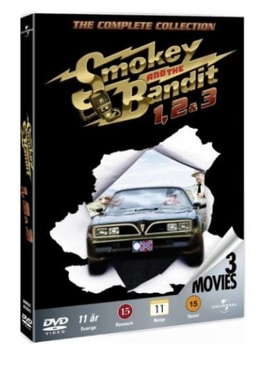 Smokey And The Bandit - complete 1 -3 - DVD i gruppen HJEMMEELEKTRONIK / Lyd & billede / Tv og tilbehør / Film / DVD hos TP E-commerce Nordic AB (D03548)