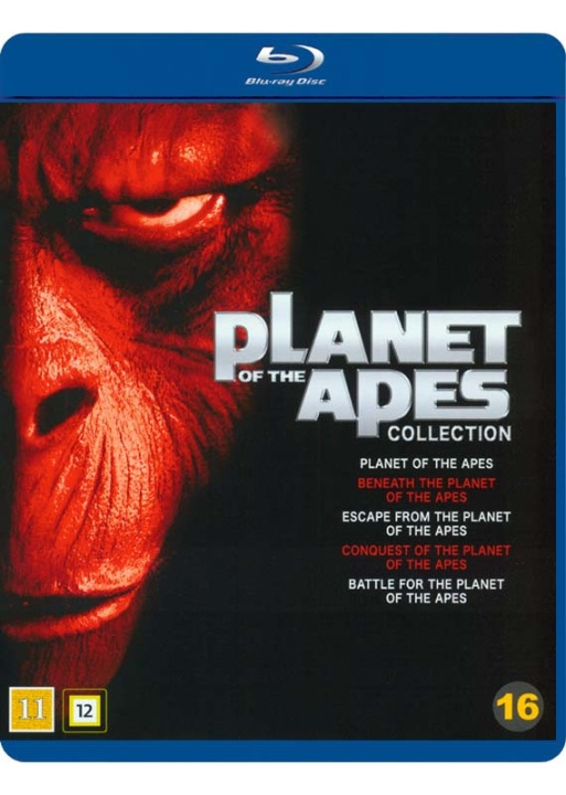 Planet of the Apes Collection (5-disc) (Blu-Ray) i gruppen HJEMMEELEKTRONIK / Lyd & billede / Tv og tilbehør / Film / Blu-ray hos TP E-commerce Nordic AB (D03558)