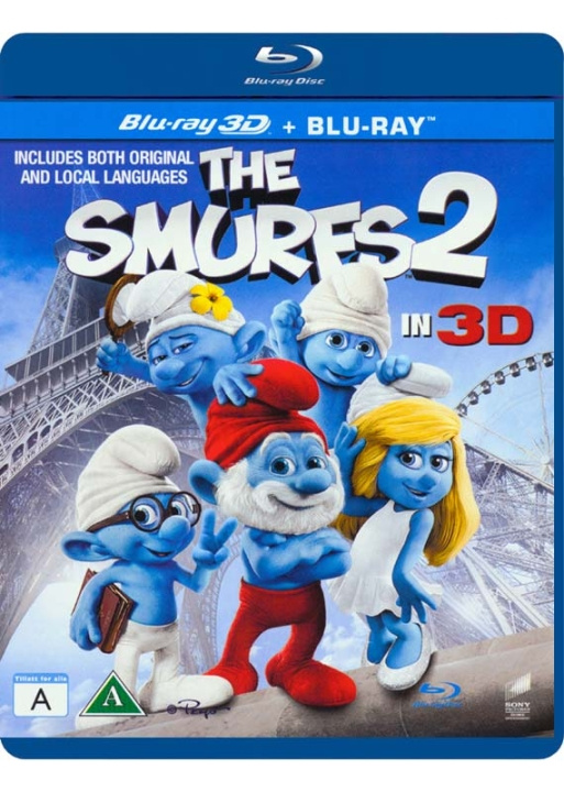 The Smurfs 2/Smølferne 2 (3D Blu-Ray) i gruppen HJEMMEELEKTRONIK / Lyd & billede / Tv og tilbehør / Film / Blu-ray hos TP E-commerce Nordic AB (D03716)