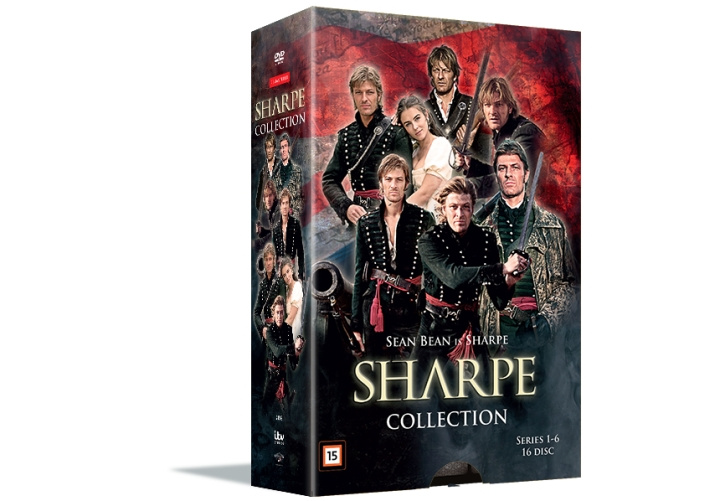 Sharpes Collection - 16 DVD BOX SET i gruppen HJEMMEELEKTRONIK / Lyd & billede / Tv og tilbehør / Film / DVD hos TP E-commerce Nordic AB (D03739)