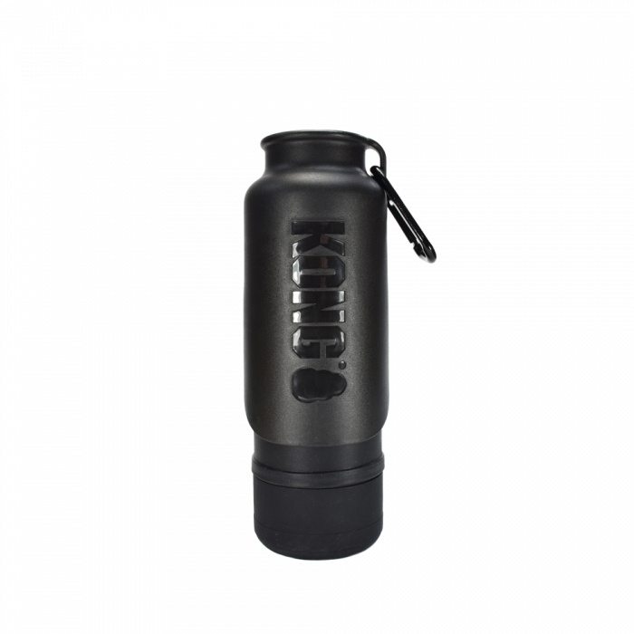 Kong H2O 700 ml isoleret flaske sort - (Kong9825) i gruppen HJEM, HUS & HAVE / Tilbehør til dyr / Hund hos TP E-commerce Nordic AB (D03812)