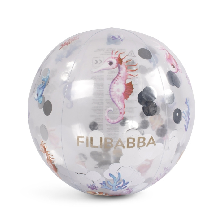 Filibabba Strandbold Alfie - Rainbow Reef Confetti - (FI-03003) i gruppen LEGETØJ, BØRN & BABY / Udeleg & Sport / Vandleg, bad og strand hos TP E-commerce Nordic AB (D03877)